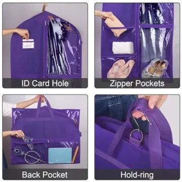 Zilink Dance Costume Garment Bag with Zipper Pockets