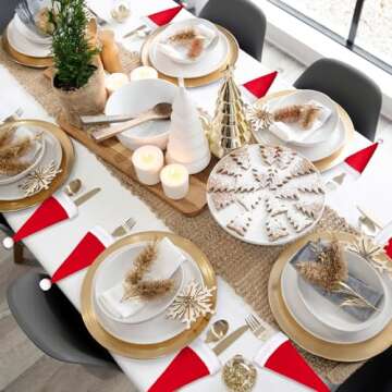 jollylife Santa Hats Silverware Holders for Christmas