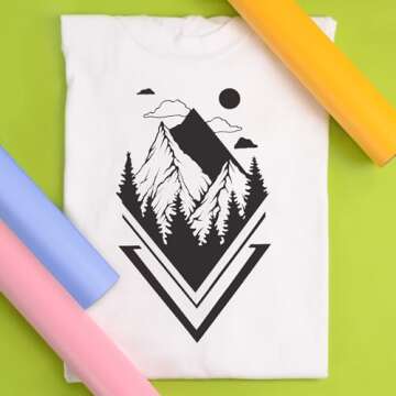 Siser EasyWeed HTV 11.8" x 6ft Roll - Iron on Heat Transfer Vinyl (Black)