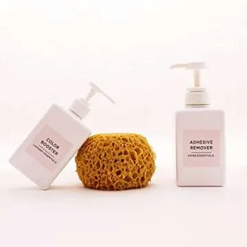 144 Laundry Room Labels Preprinted Set, Prefdo Pink Minimalist Water/Oil Resistant, Self Adhesive Home Organizing Stickers for Laundry Room,Linen Closet,Bathroom,Cleaning Supplies