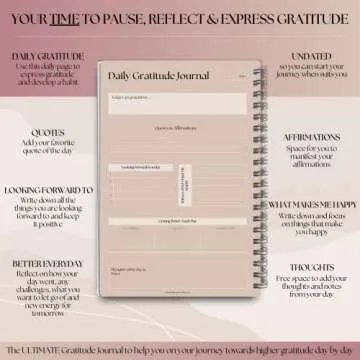 Gratitude & Mindfulness Journal for Wellness & Positivity