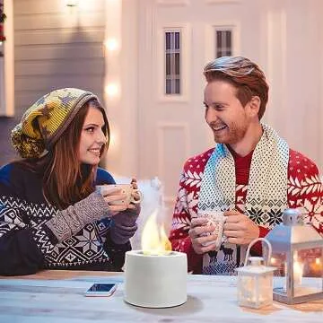 Stylish Table Top Fire Pit Bowl Enhances Any Gathering