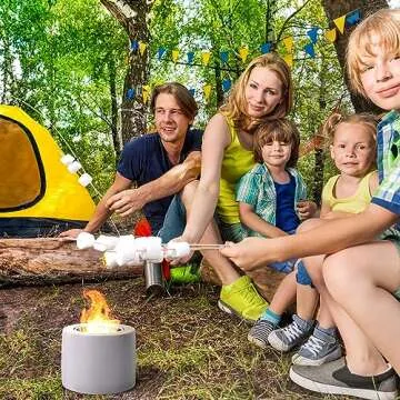 Stylish Table Top Fire Pit Bowl Enhances Any Gathering