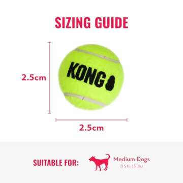KONG Cozie Moose & SqueakAir Balls - Interactive Dog Toys
