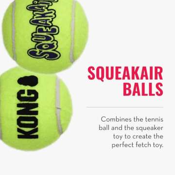 KONG Cozie Moose & SqueakAir Balls - Interactive Dog Toys