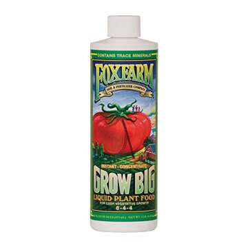 Grow Big Liquid Concentrate, 16 oz + Twin Canaries Chart (1 Bottle)
