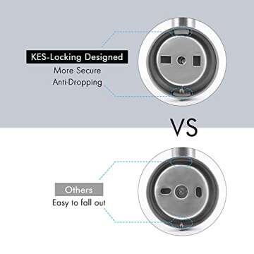 Premium Stainless Steel Towel Hooks for Bathroom & Kitchen