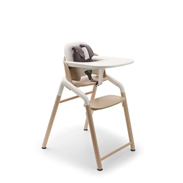 Bugaboo Giraffe Wooden Baby High Chair, Adjustable in 1 Second, Easy to Clean, Safe and Ergonomic Hi...