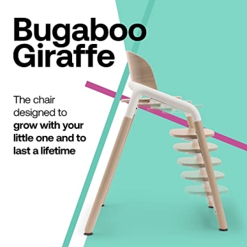 Bugaboo Giraffe High Chair, Adjustable & Easy to Clean