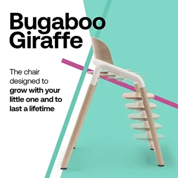 Bugaboo Giraffe High Chair, Adjustable & Easy to Clean