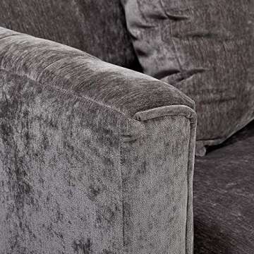 Elle Decor Celeste Tufted Sofa – Luxurious Velvet Design