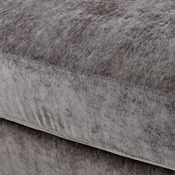 Elle Decor Celeste Tufted Sofa – Luxurious Velvet Design