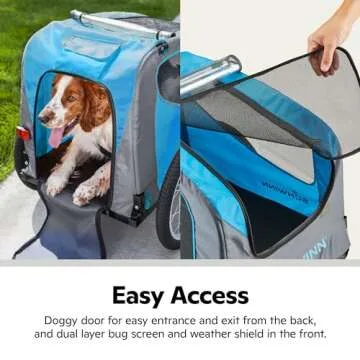 Schwinn Rascal Dog Trailer for Biking with Pets up to 50 lbs