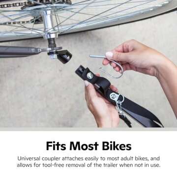 Schwinn Rascal Dog Trailer for Biking with Pets up to 50 lbs