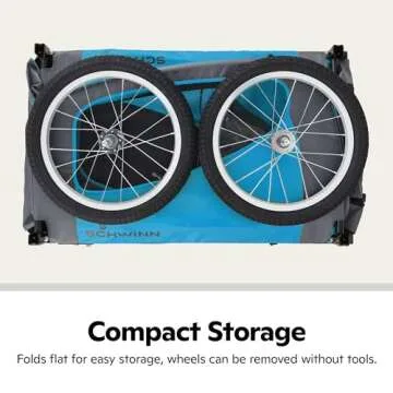 Schwinn Rascal Dog Trailer for Biking with Pets up to 50 lbs