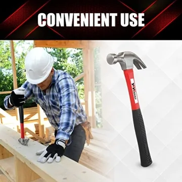 Durable YIYITOOLS 16oz Claw Hammer for Home Projects