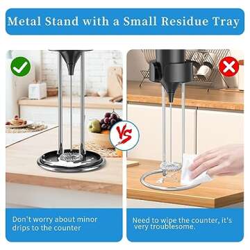 Rechargeable Milk Frother - Handheld for Every Beverage