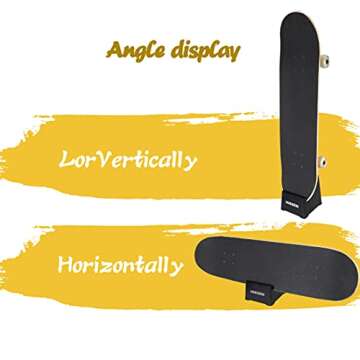 Hikeen Skateboard Holder Skateboard Stand for Skateboard Storage and Display