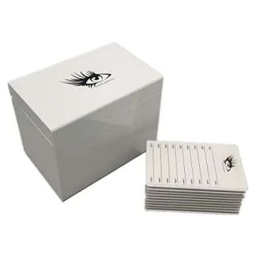 May healthbeauty 10 Layers Acrylic Eyelash Storage Box, Makeup Organizer False Eyelashes Glue Pallet Holder Grafting Extension Close-Packed Display