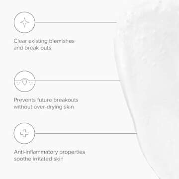 DRMTLGY Acne Cleanser - Oil-Free Salicylic Acid Cleanser & Face Wash for Acne Prone Skin