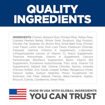 Hill's Science Diet Sensitive Stomach & Skin, Adult 1-6, Stomach & Skin Sensitivity Support, Small Kibble, Dry Dog Food, Chicken Recipe, 15 lb Bag