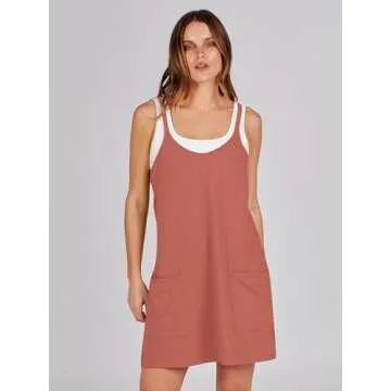 ANRABESS Women Summer Mini Romper Dress for Active Wear