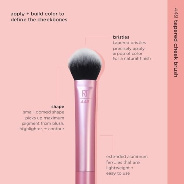 Real Techniques Tapered Cheek Makeup Brush for Precision