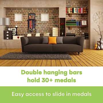 Sports Marathon Medal Display for Athletes and Sports Lovers