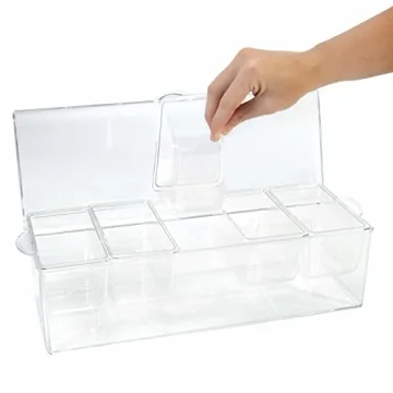 Cocktailor 5 Tray Chilled Garnish Station for Parties