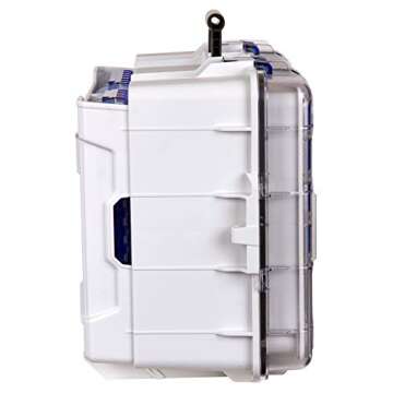 Flambeau Outdoors 4000WPBC Tackle Box - HD Waterproof Tackle Satchel System, 2 Removable Waterproof Tuff Tainers, Floating Satchel, Fishing Tackle & Gear Storage, Zerust Anti-Rust Dividers, Gray/Clear