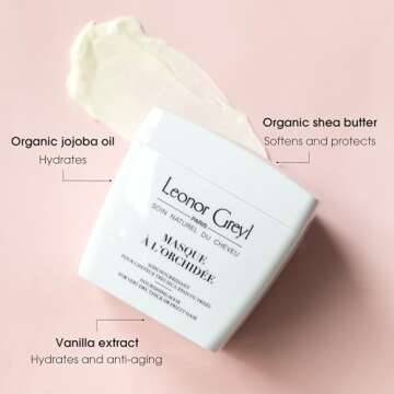 Leonor Greyl Paris Masque A L'Orchidee - Deep Conditioning Mask for Thick, Dry or Frizzy Hair, 7 oz