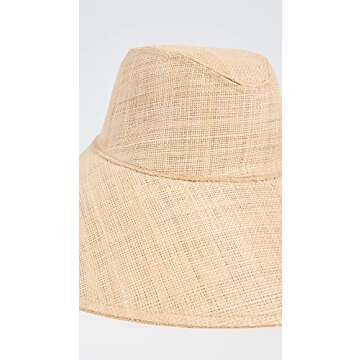 Stylish Lack of Color Cove Straw Hat for Women