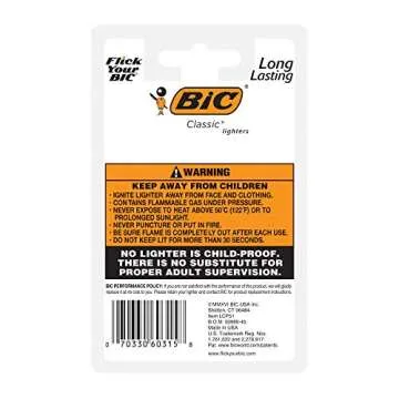 BIC Classic Lighters - Reliable & Safe for Everyday Use