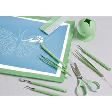 iVyne Complete Set: Light Pad and Weeding Tools for Vinyl