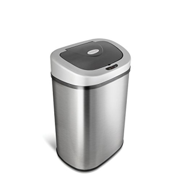 Ninestars Touchless Infrared Sensor Trash Can 21 Gal