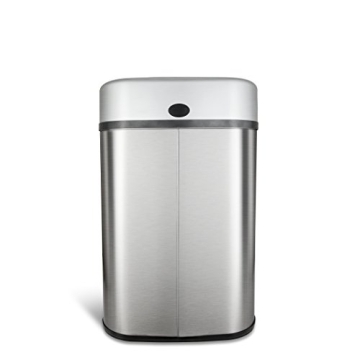 Ninestars Touchless Infrared Sensor Trash Can 21 Gal