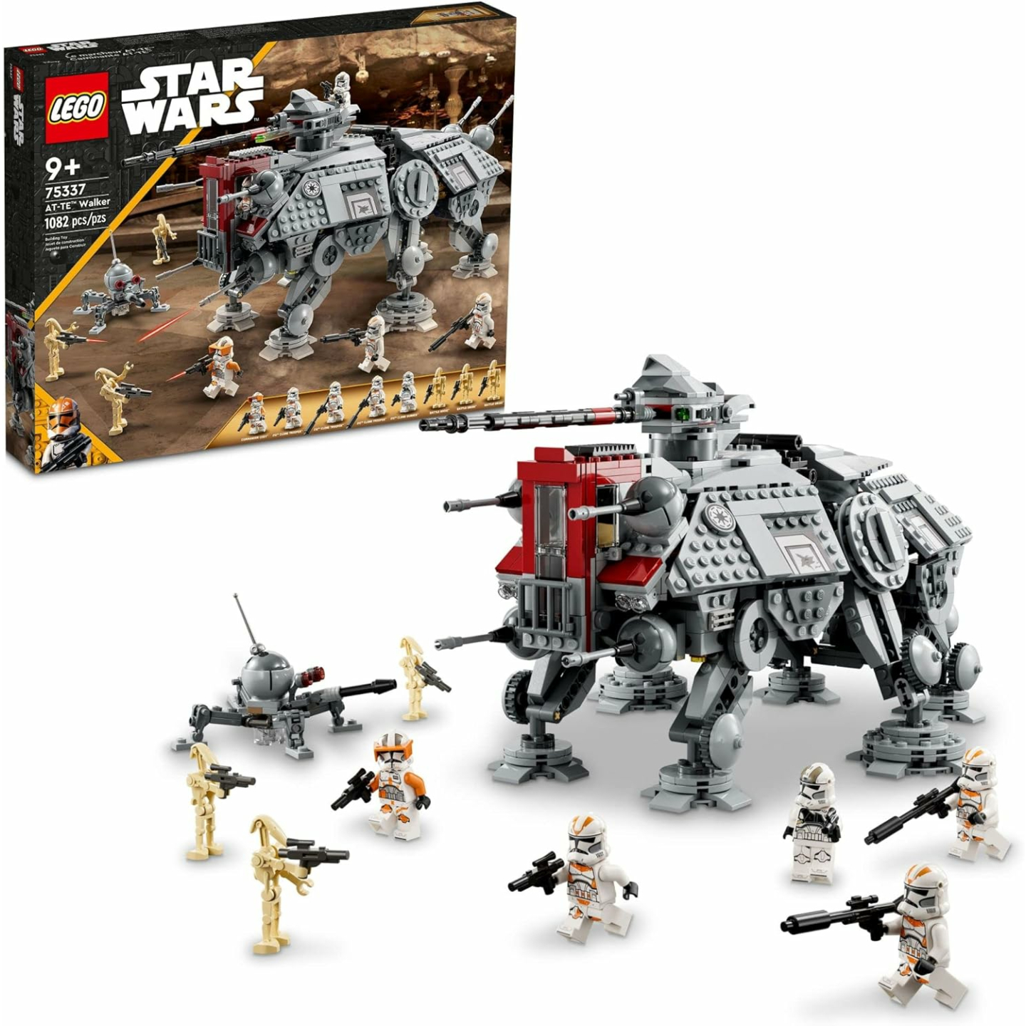 LEGO Star Wars AT-TE Walker 75337 with Clone Troopers