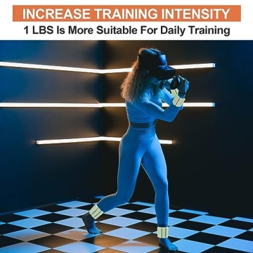 Adjustable 1 lb Wrist Weights Sets for Women - Enhance Fitness