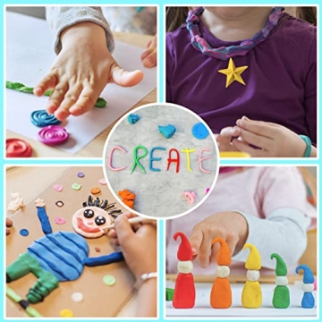ESSENSON 27 Colors Air Dry Clay Kit for Kids Creative Fun