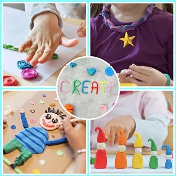 ESSENSON 27 Colors Air Dry Clay Kit for Kids Creative Fun