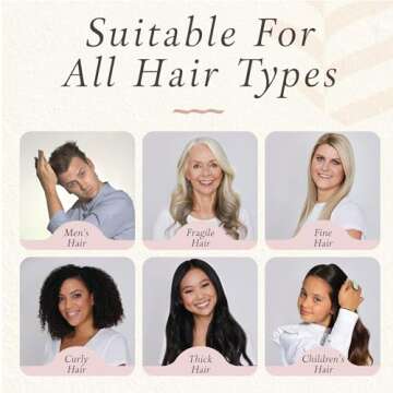 Manta Anti-Breakage Hairbrush for Gentle Detangling