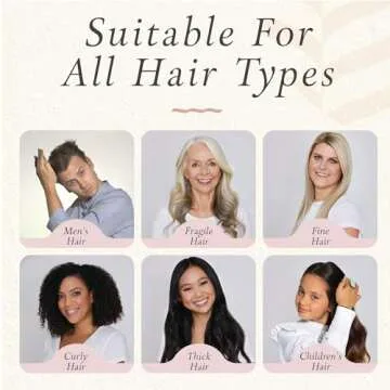 Manta Anti-Breakage Hairbrush for Gentle Detangling