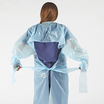 hand2mind Polyethylene Isolation Gowns for Safe Use