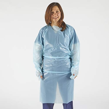 hand2mind Polyethylene Isolation Gowns for Safe Use