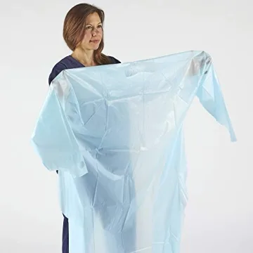 hand2mind Polyethylene Isolation Gowns for Safe Use