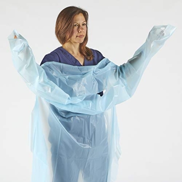 hand2mind Polyethylene Isolation Gowns for Safe Use