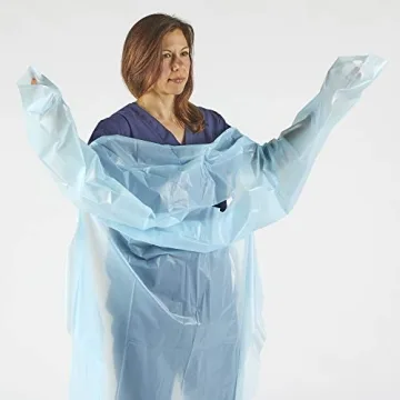 hand2mind Polyethylene Isolation Gowns for Safe Use