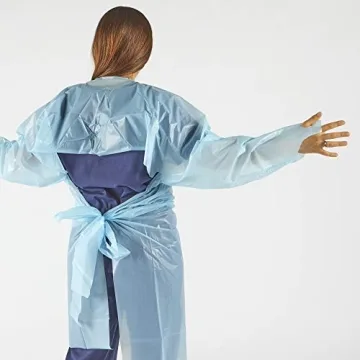 hand2mind Polyethylene Isolation Gowns for Safe Use