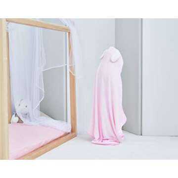 HIPHOP PANDA Bamboo Hooded Towel for Babies - Soft & Absorbent
