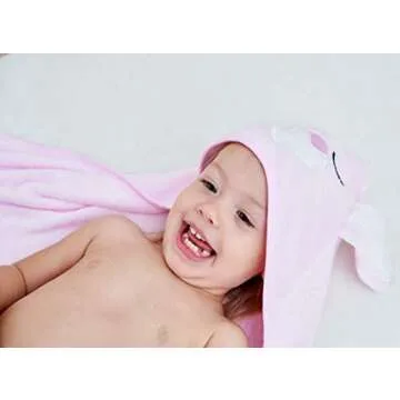 HIPHOP PANDA Bamboo Hooded Towel for Babies - Soft & Absorbent